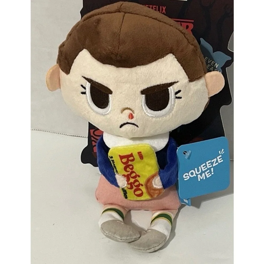 Bark Stranger Things Eleven Off-Leash Plush Dog Toy Squeaker Crinkle XS-M 0-50lb